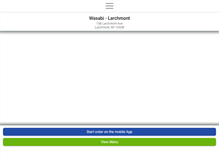 Tablet Screenshot of larchmontwasabi.com